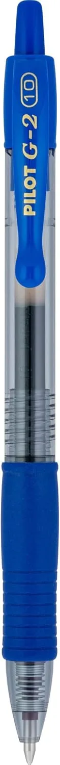 PILOT G2 Gel Roller Pens, Retractable, Refillable