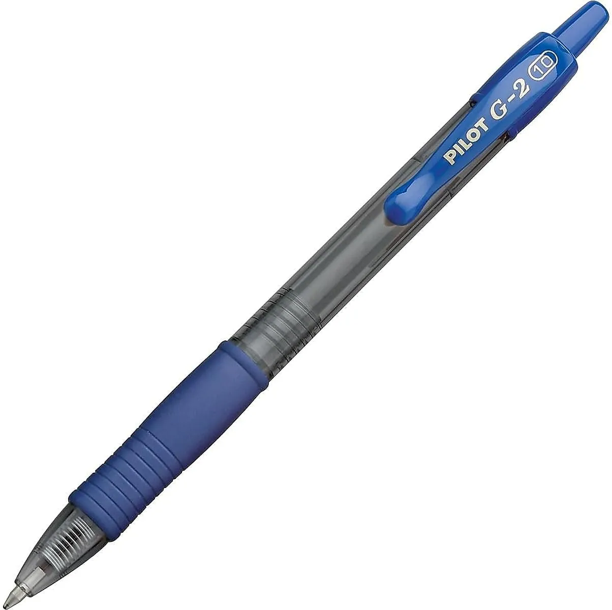 PILOT G2 Gel Roller Pens, Retractable, Refillable