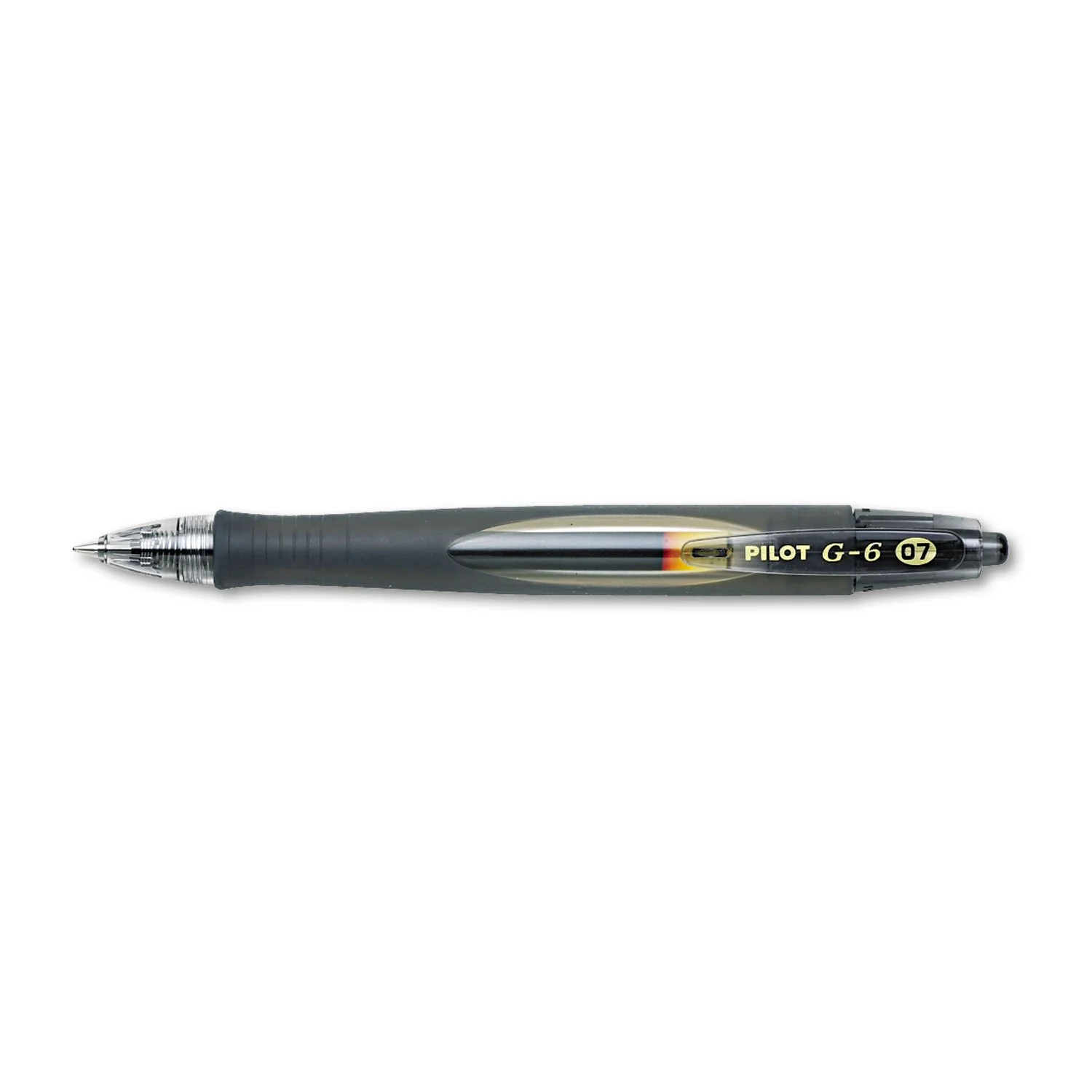 Pilot G6 Premium Gel Roller Pens, 0.7mm Fine, Black, Pack of 12
