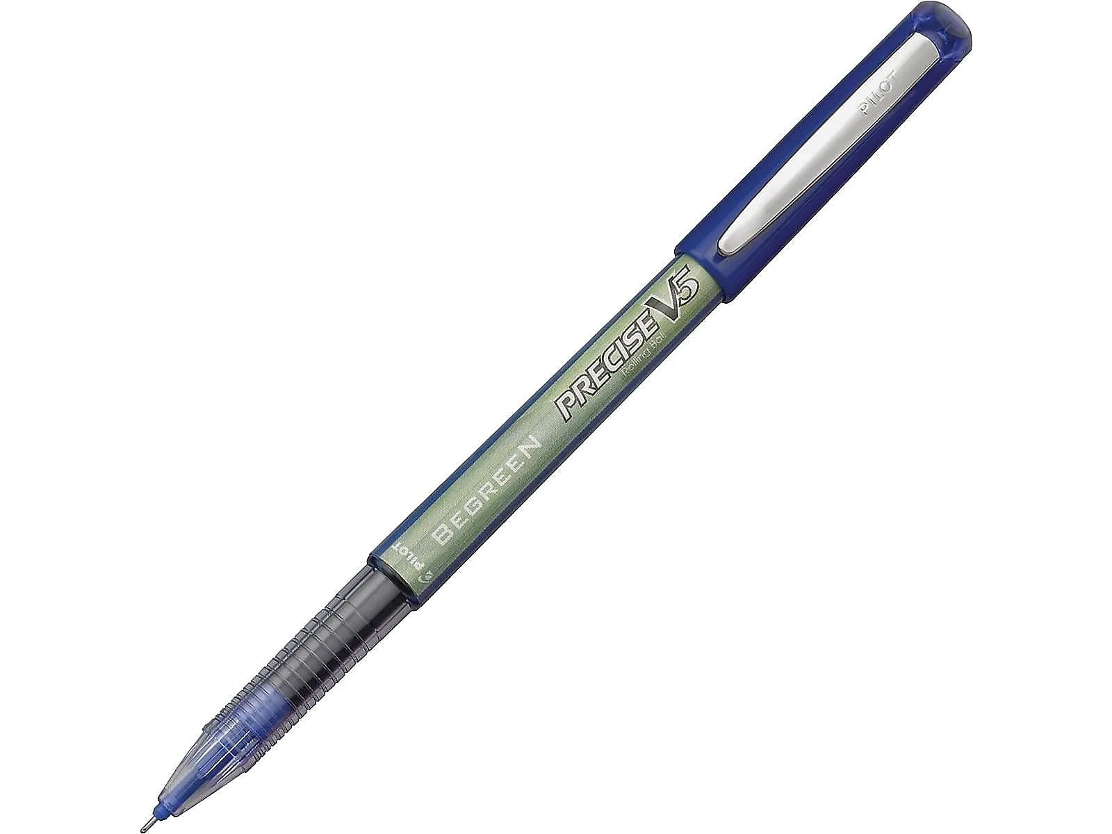 PILOT Precise V5 BeGreen Capped Rollerball Pens, Extra-Fine 0.5 mm