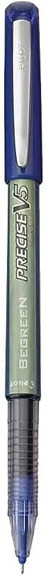 PILOT Precise V5 BeGreen Capped Rollerball Pens, Extra-Fine 0.5 mm