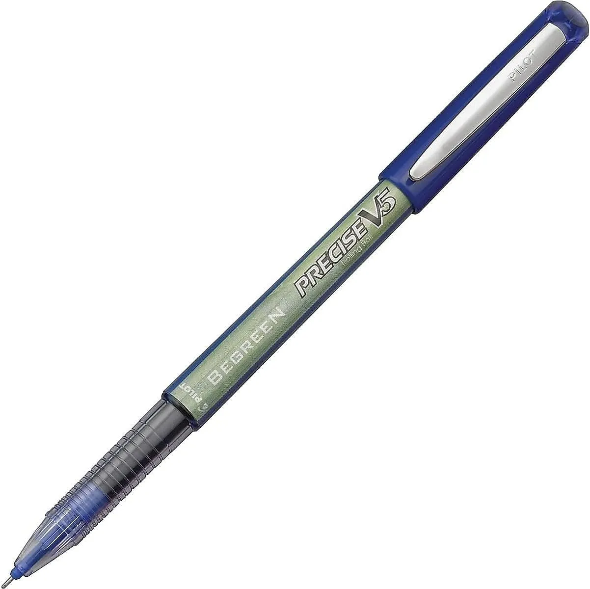 PILOT Precise V5 BeGreen Capped Rollerball Pens, Extra-Fine 0.5 mm