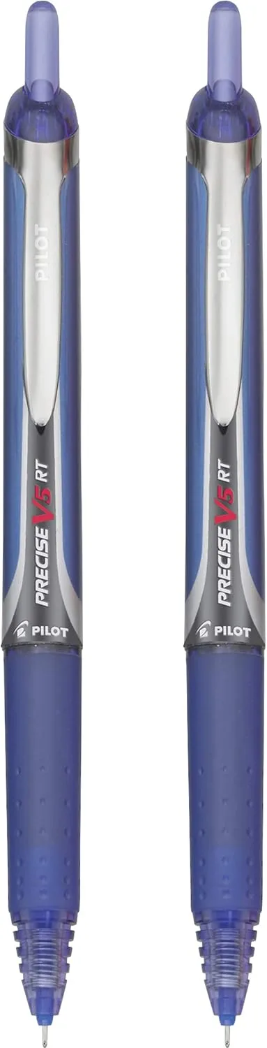 PILOT Precise V5 RT Retractable Rolling Ball Pens, 0.5mm Extra-Fine