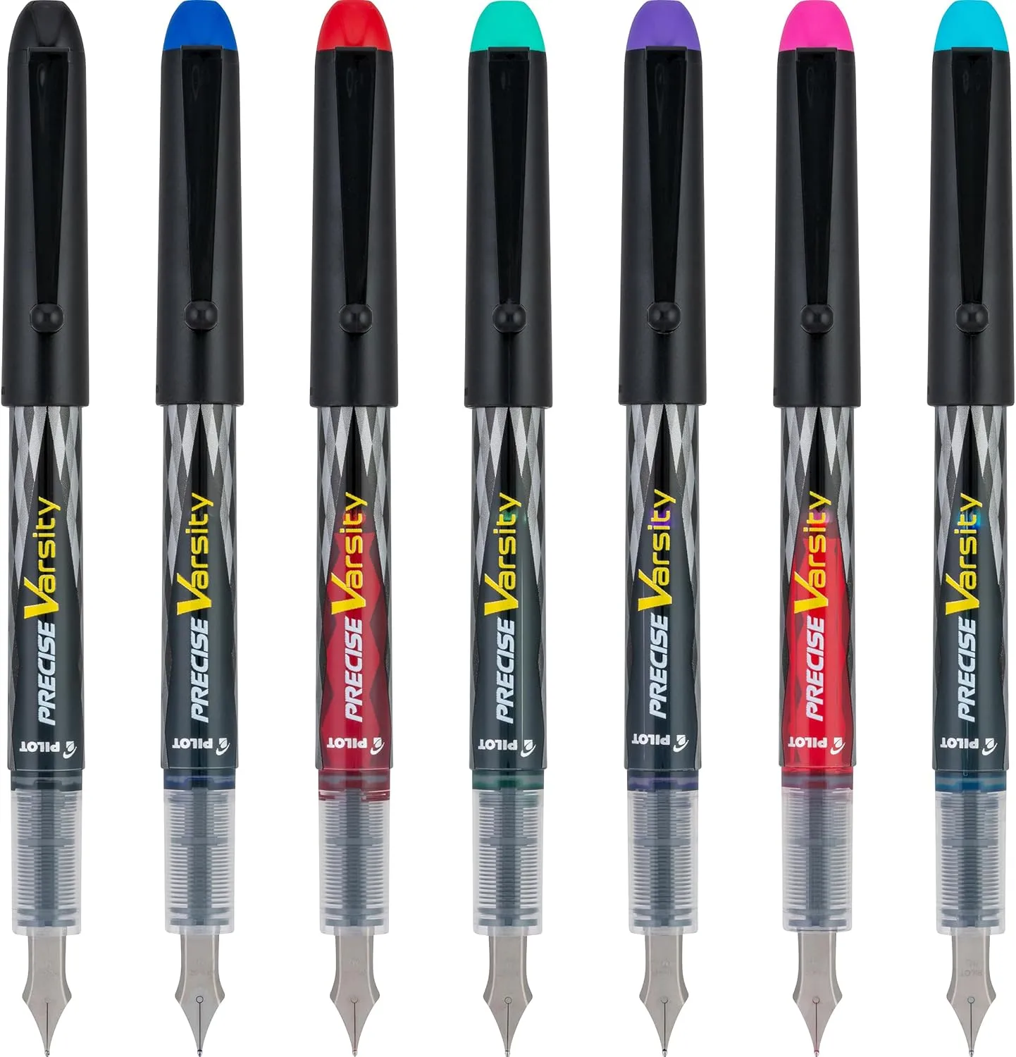 PILOT Varsity Pre-Filled Disposable Fountain Pens, Medium Stainless Steel Nib