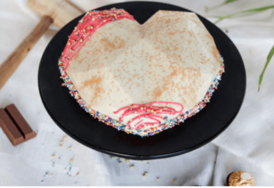 Hearty Choco Gems Pinata Cake (400gm) Hearty Choco Gems Pinata Cake (400gm)