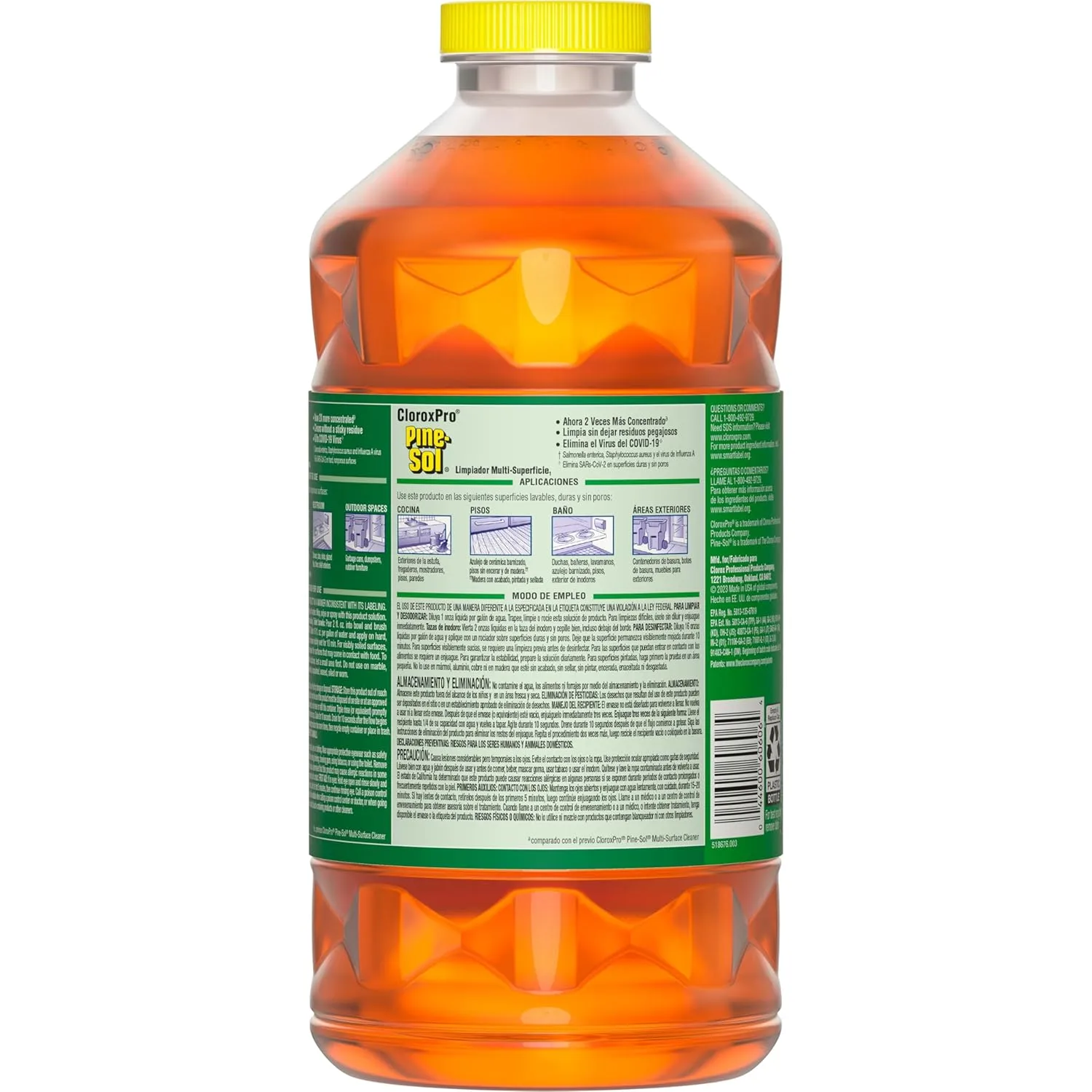 CloroxPro Pine-Sol Multi-Surface Cleaner, Original Pine, 80 Fl Oz (60606)