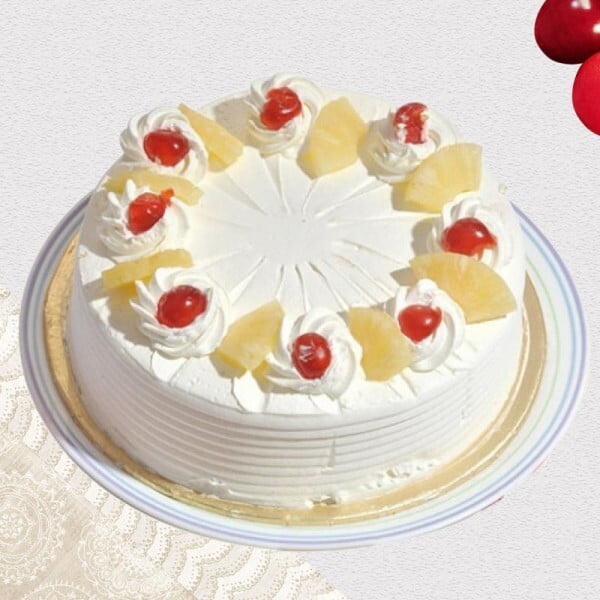 Eggless Pineapple Cake Eggless Pineapple Cake