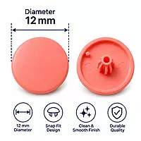PVC Screw Caps | Pink | Pack of 25