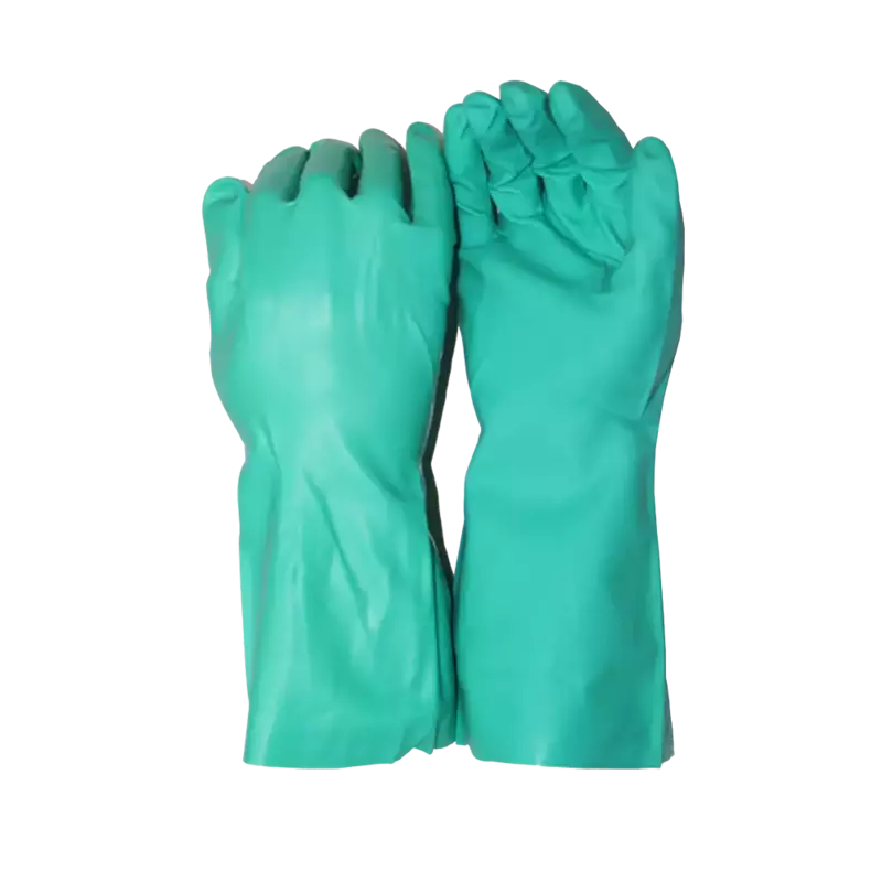 Green Nitrile Glove Open Cuff