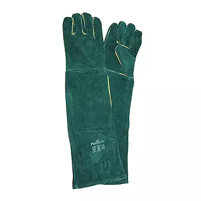 Green Lined Welding Gloves
