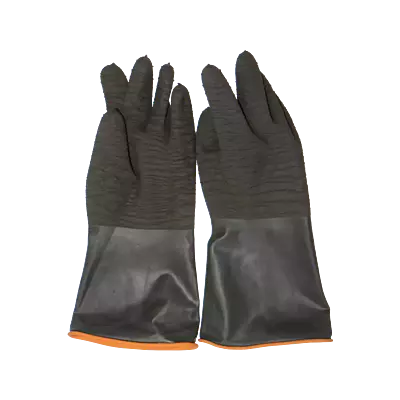 Industrial Rubber Glove Rough Palm