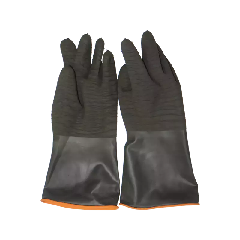 Industrial Rubber Glove Rough Palm