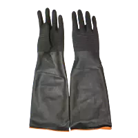 Industrial Rubber Glove Rough Palm