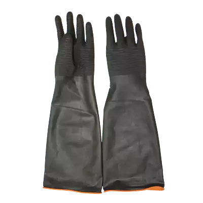 Industrial Rubber Glove Rough Palm