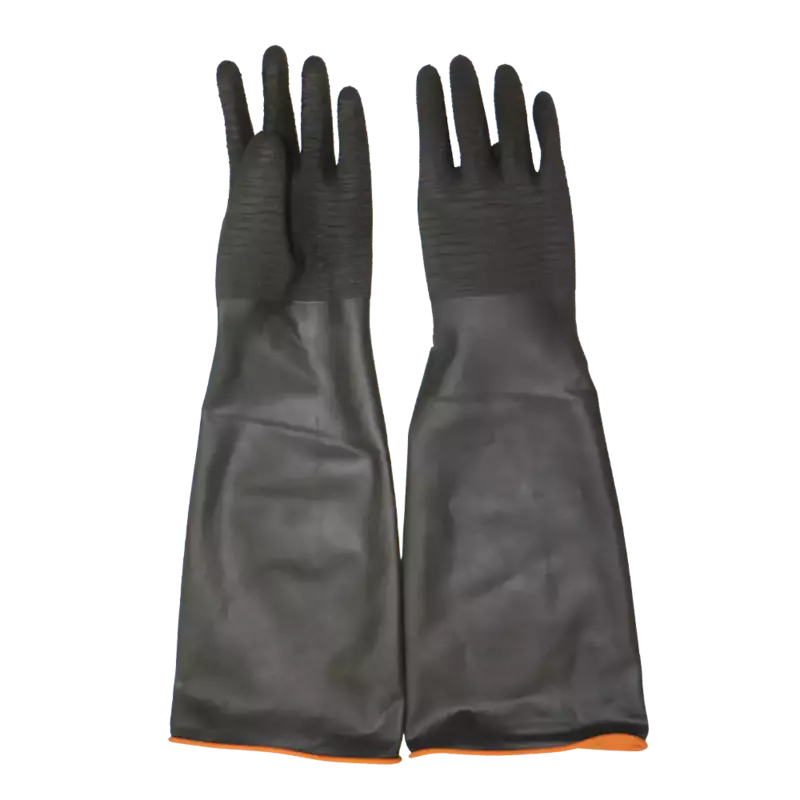 Industrial Rubber Glove Rough Palm