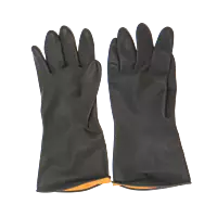 Industrial Rubber Glove Smooth Palm