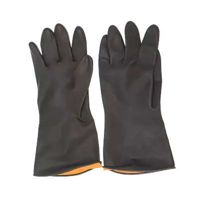Industrial Rubber Glove Smooth Palm