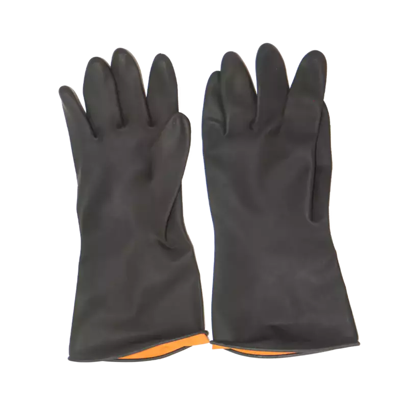 Industrial Rubber Glove Smooth Palm