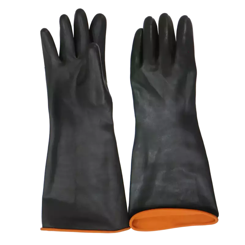 Industrial Rubber Glove Smooth Palm