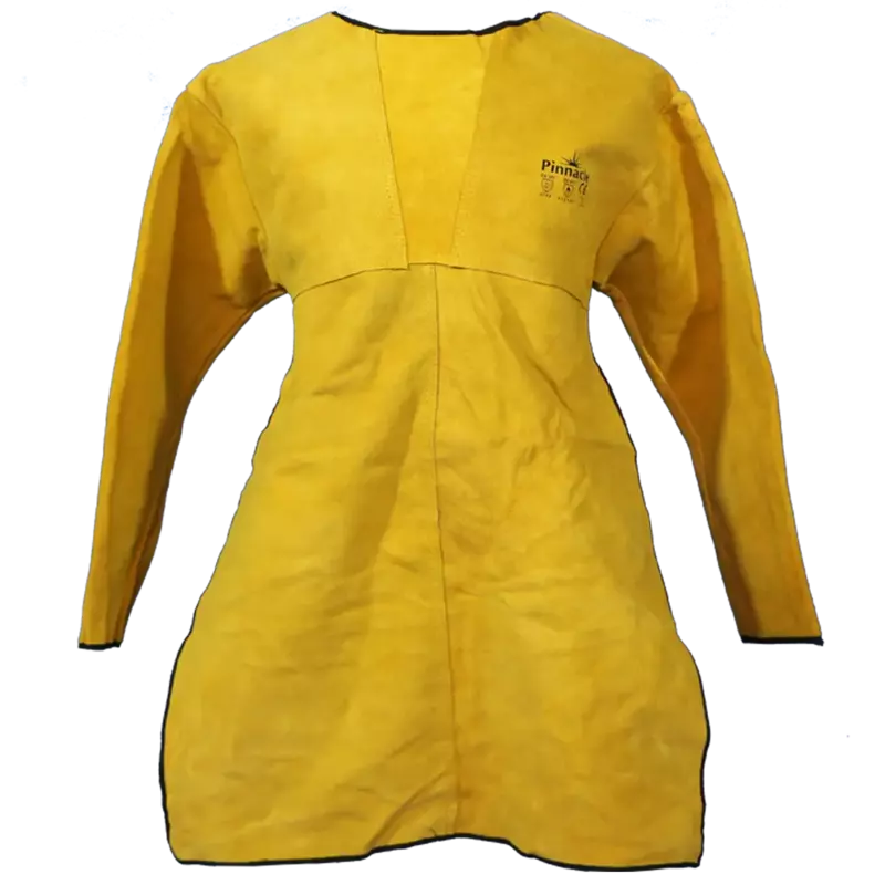 Pinnacle Suede Leather Welding Yoke Apron In One