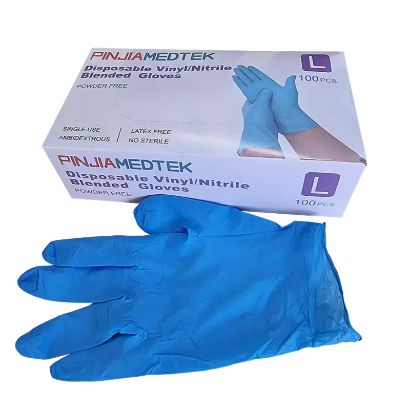 Nitrile Vinyl Examination Glove Powder Free