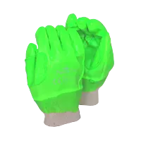 Pinnacle Lime Green PVC Glove