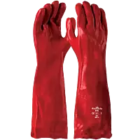 Pinnacle PVC Red Glove
