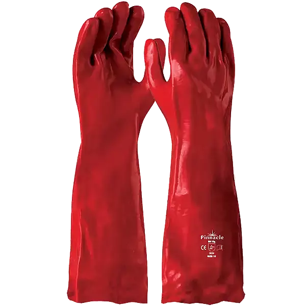 Pinnacle PVC Red Glove