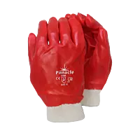 Pinnacle PVC Red Glove