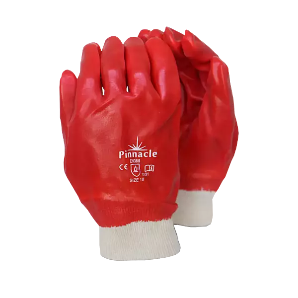Pinnacle PVC Red Glove