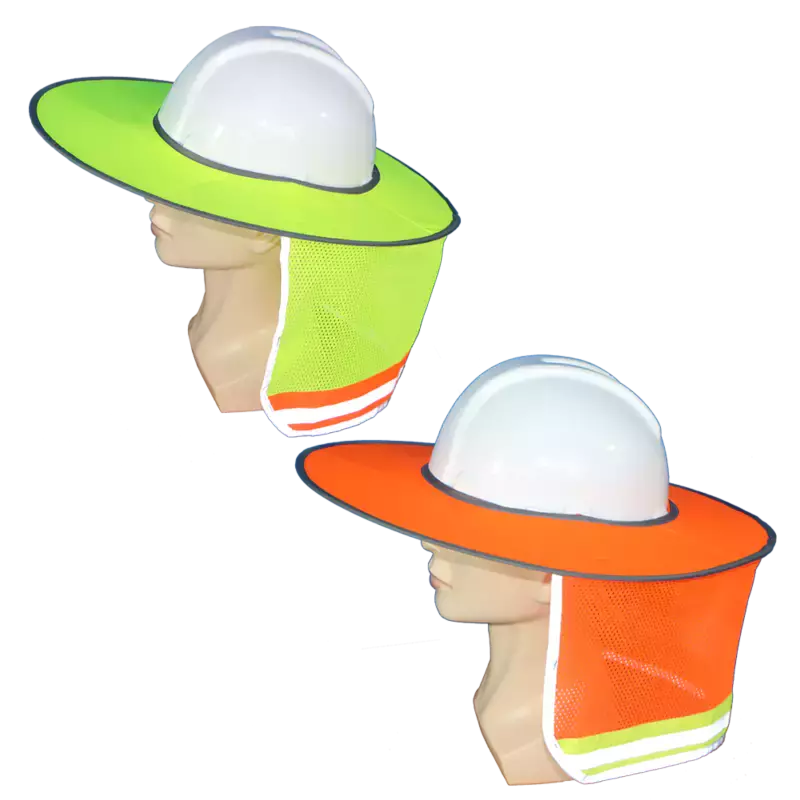 Pinnacle Sun Protector For Hard Hats With Reflective