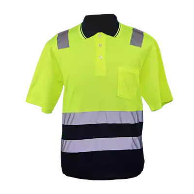 Pinnacle Two Tone Hiviz Golf Shirt