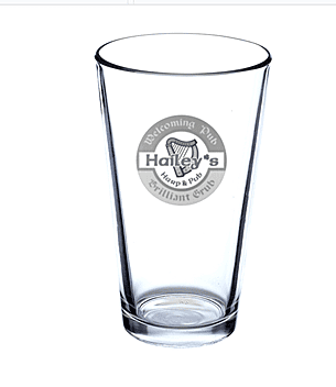 16oz Pint Glass