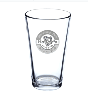 16oz Pint Glass