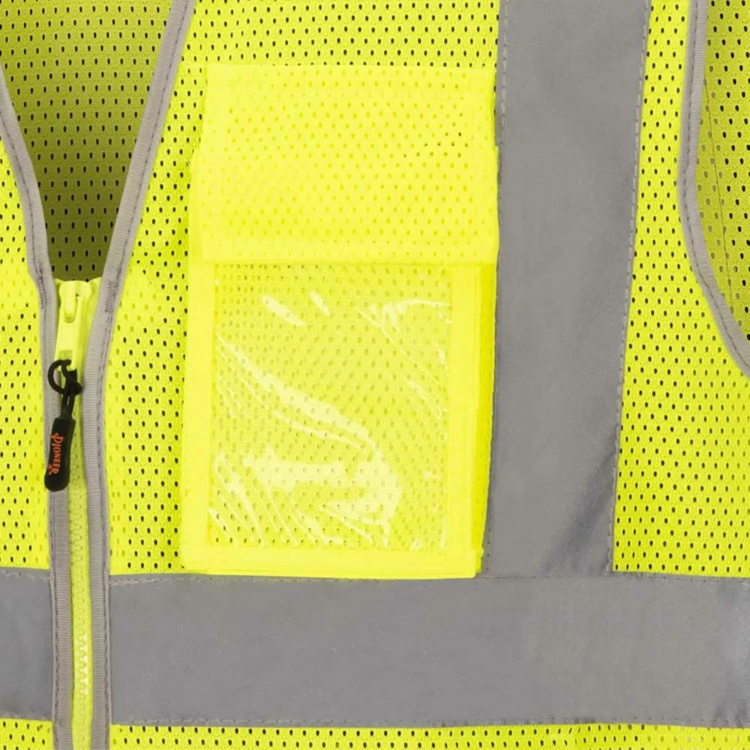 PIONEER Hi Vis Safety Vest - Reflective Cooling Mesh - 8 Pockets - Class 2
