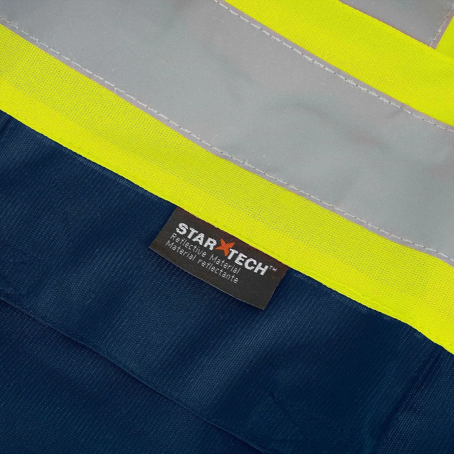 Pioneer Hi-Vis Reflective Safety Vest, Solid Neon, 8 Pockets, Zipper, Adjustable