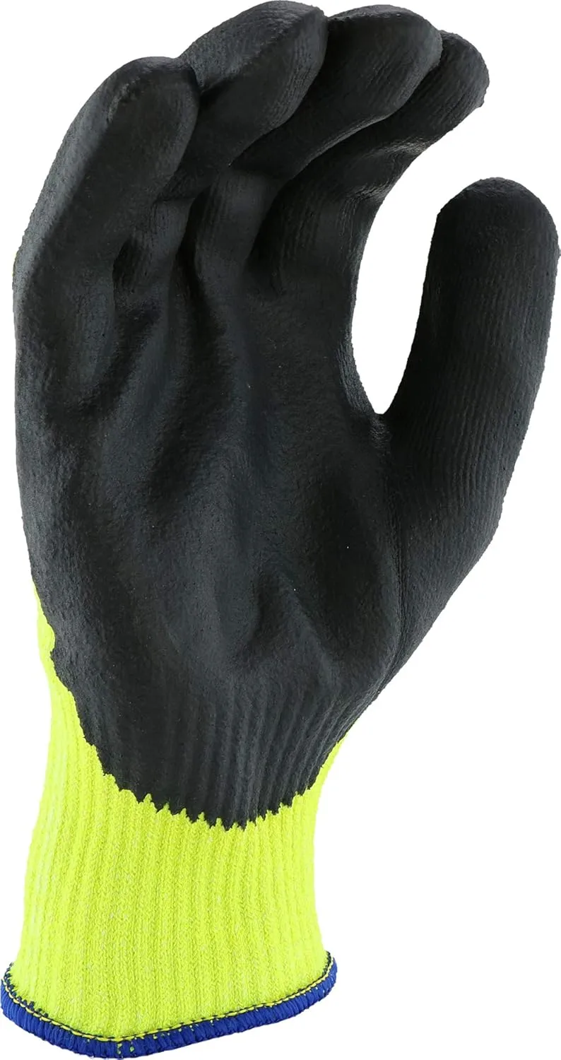 West Chester HVG710SNF Barracuda A8 Cut Resistant Gloves – [Pack of 12], X-Large, HPPE Gloves with Microfoam Nitrile Coating