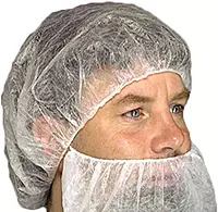 West Chester UB-28-1000 Polypropylene Bouffant Cap – [Pack of 1000], White, Size 28