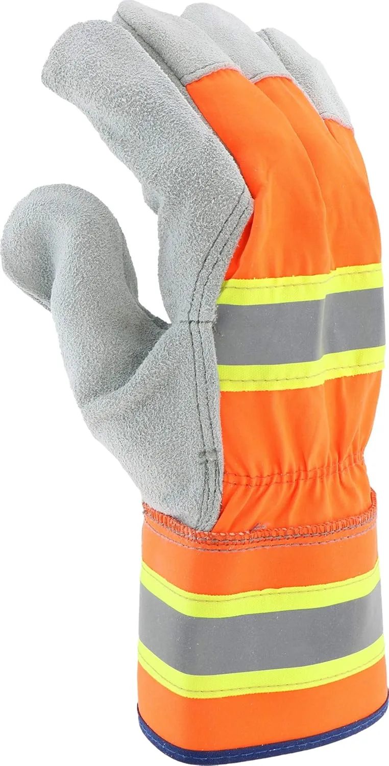 PIP West Chester 984K Cowhide Leather Driver Gloves - High Visibility