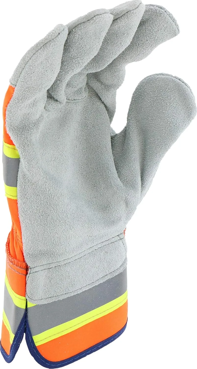 PIP West Chester 984K Cowhide Leather Driver Gloves - High Visibility