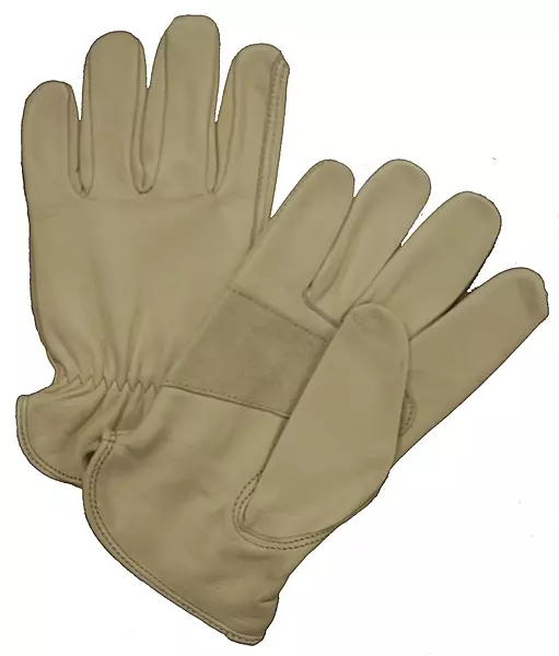 West Chester 984K Cowhide Leather Driver Gloves - [Pack of 12] Brown, Medium, Work Gloves with Keystone Thumb, Gunn Cut