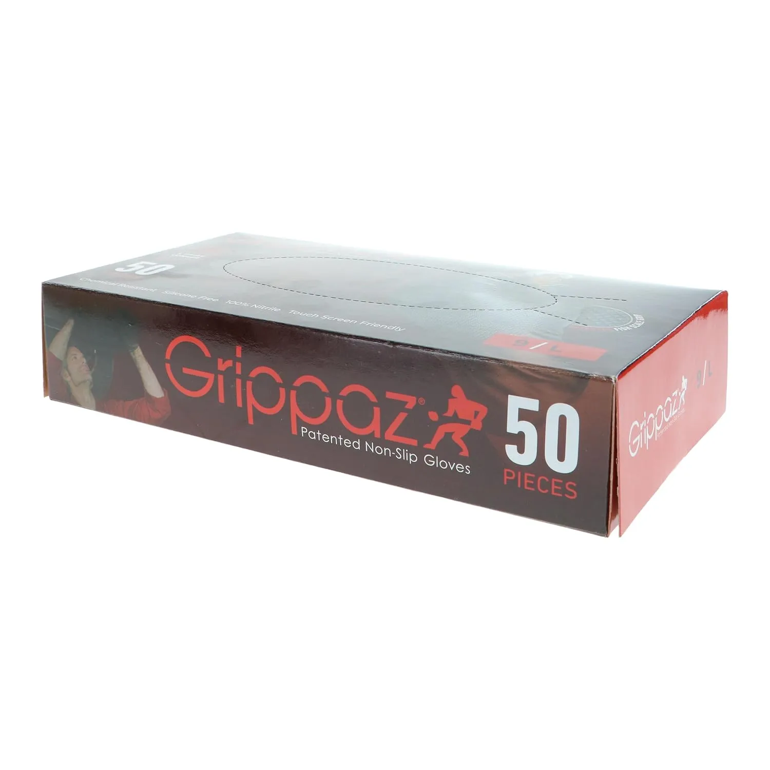 PIP Grippaz Skins 6 Mil Nitrile Disposable Gloves 9.5"