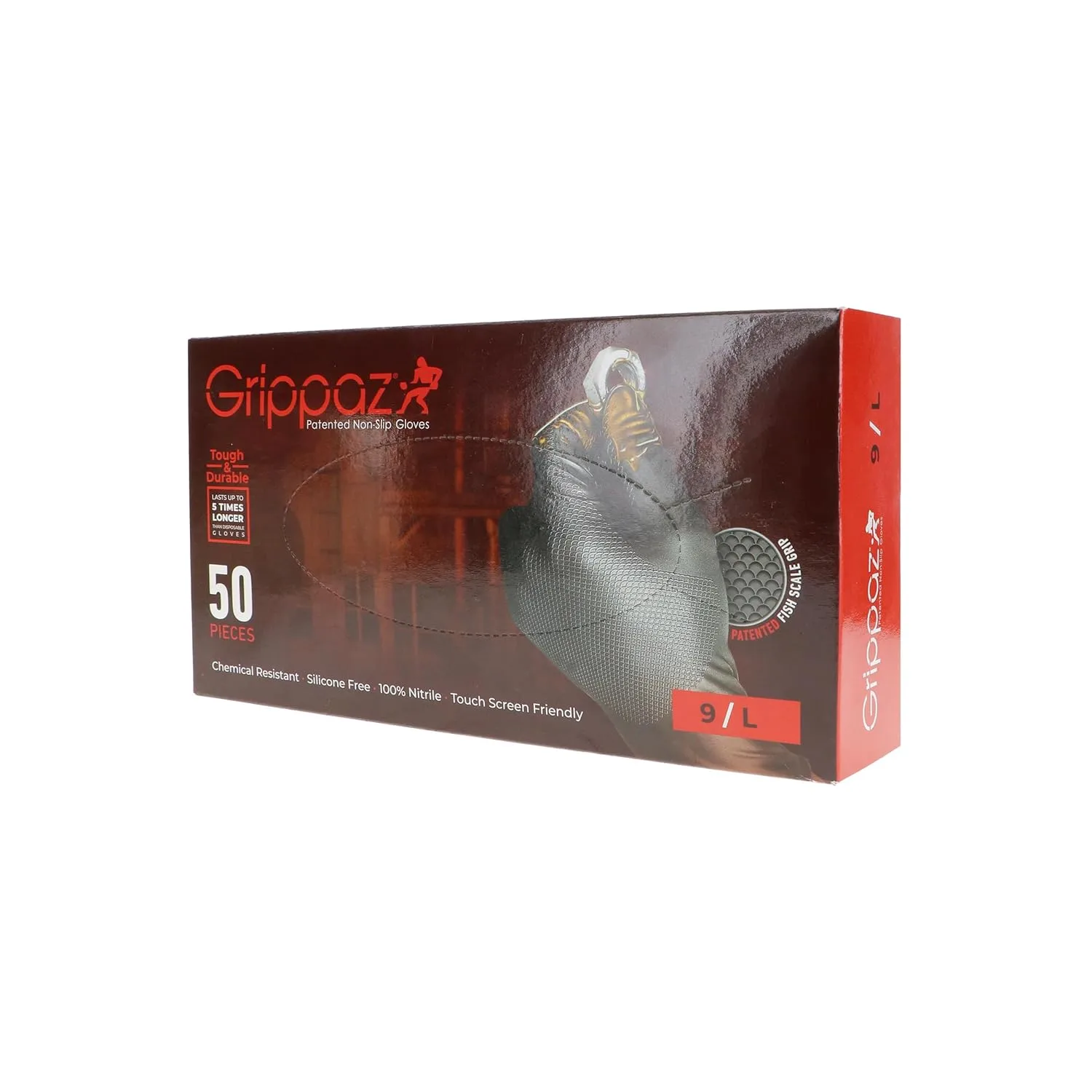 PIP Grippaz Skins 6 Mil Nitrile Disposable Gloves 9.5"