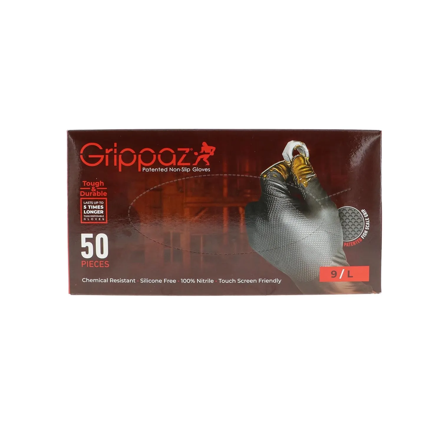 PIP Grippaz Skins 6 Mil Nitrile Disposable Gloves 9.5"