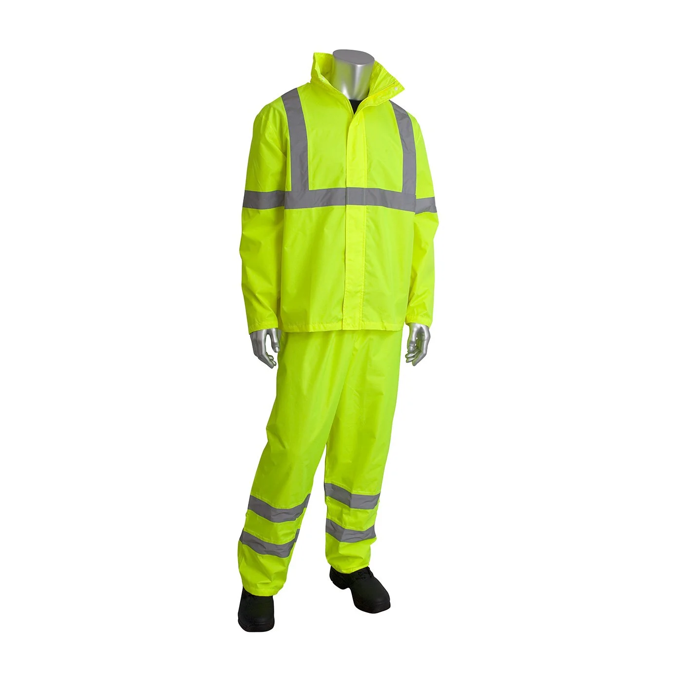 PIP Protective Industrial Products 353-1000LY-L-XL PIP 353-1000LY-L-XL Rain Suit, Yellow, L-XL, Hi/Vis Yellow