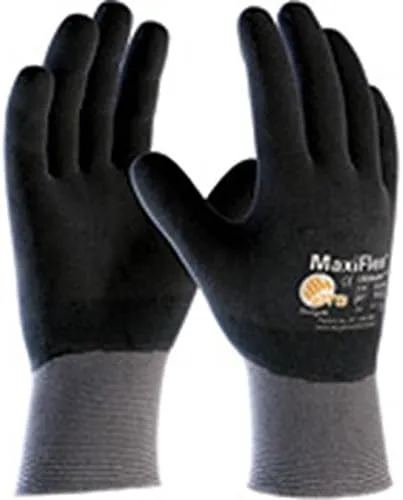 MaxiFlex Ultimate 34-876/XL Seamless Knit Nylon/Lycra Glove with Nitrile Coated Micro-Foam Grip on Full Hand