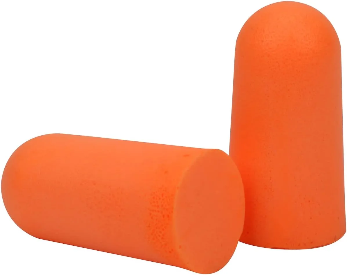 PIP Mega Bullet Disposable Soft Polyurethane Foam Ear Plugs, Uncorded - NRR 32 - 200 Pair/Box