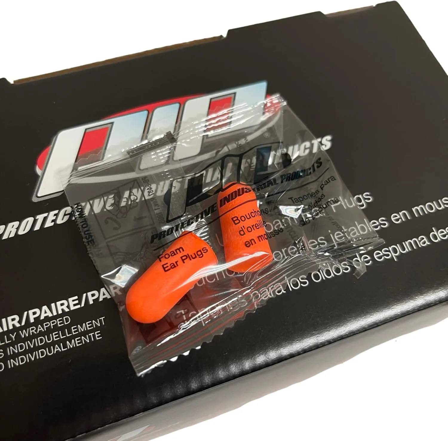 PIP Mega Bullet Disposable Soft Polyurethane Foam Ear Plugs, Uncorded - NRR 32 - 200 Pair/Box