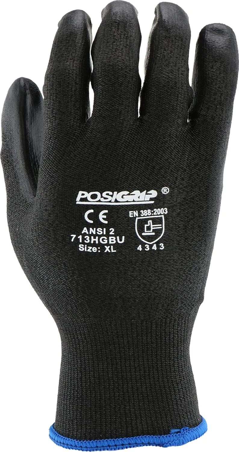 PIP West Chester 713HGBU HPPE Shell with Polyurethane Dipped Gloves