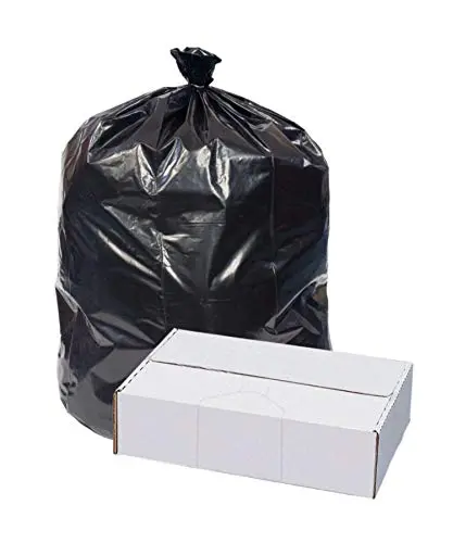 Repro 0.9-mil Can Liners, 10 Gallons, 22" x 25", Black, Pack of 500